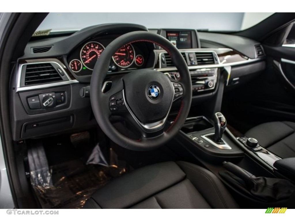2018 3 Series 330i Sedan - Glacier Silver Metallic / Black photo #6