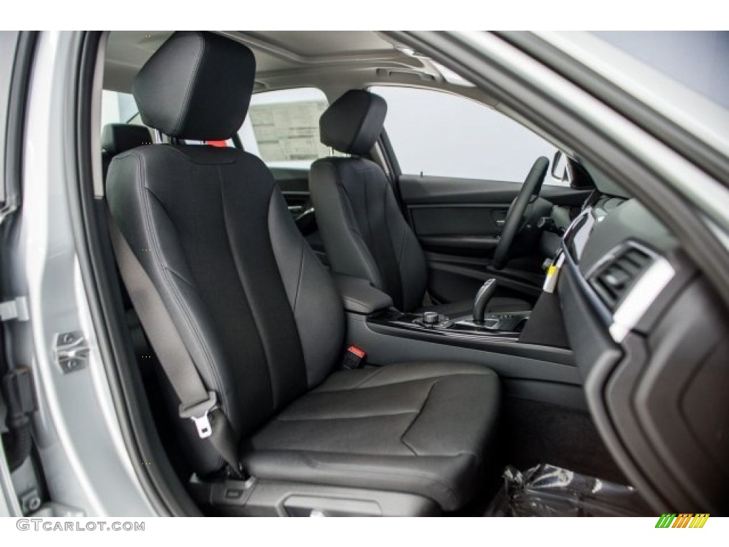 2018 3 Series 320i Sedan - Glacier Silver Metallic / Black photo #2