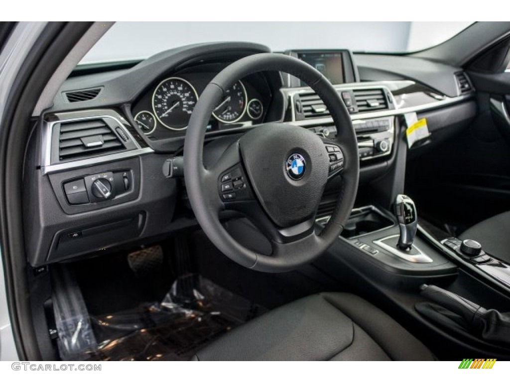 2018 3 Series 320i Sedan - Glacier Silver Metallic / Black photo #6