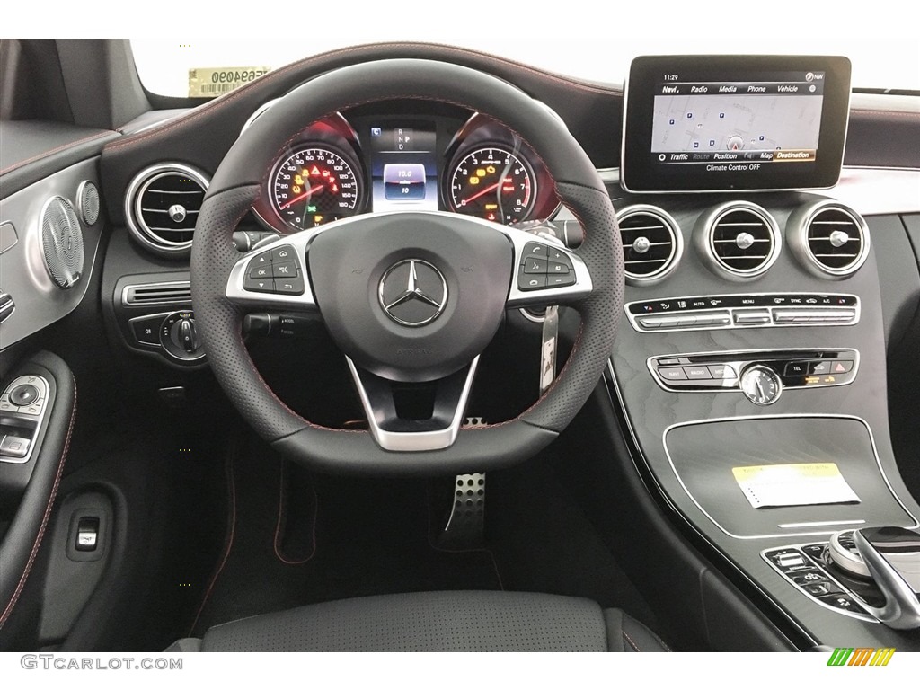 2018 Mercedes-Benz C 43 AMG 4Matic Coupe Black Dashboard Photo #125445262