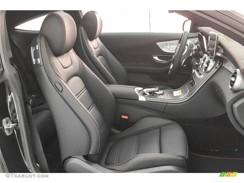 Black Interior 2018 Mercedes-Benz C 43 AMG 4Matic Coupe Photo #125445316