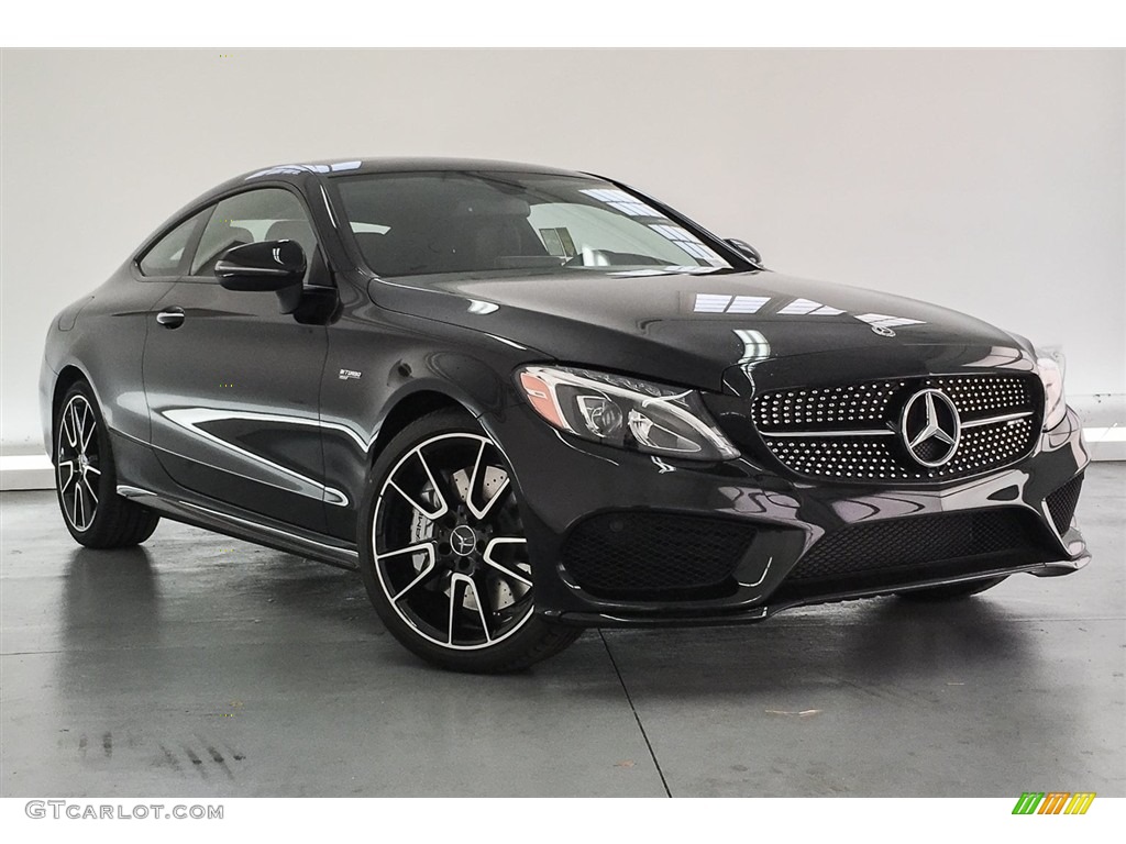Black 2018 Mercedes-Benz C 43 AMG 4Matic Coupe Exterior Photo #125445475