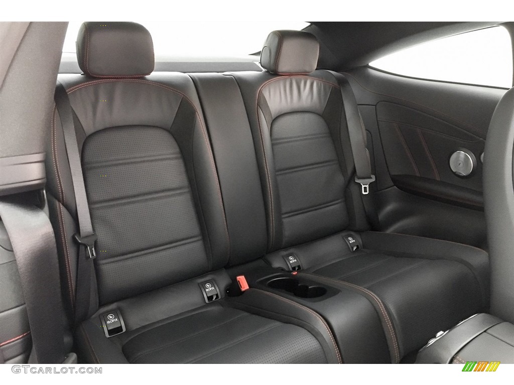 Black Interior 2018 Mercedes-Benz C 43 AMG 4Matic Coupe Photo #125445499