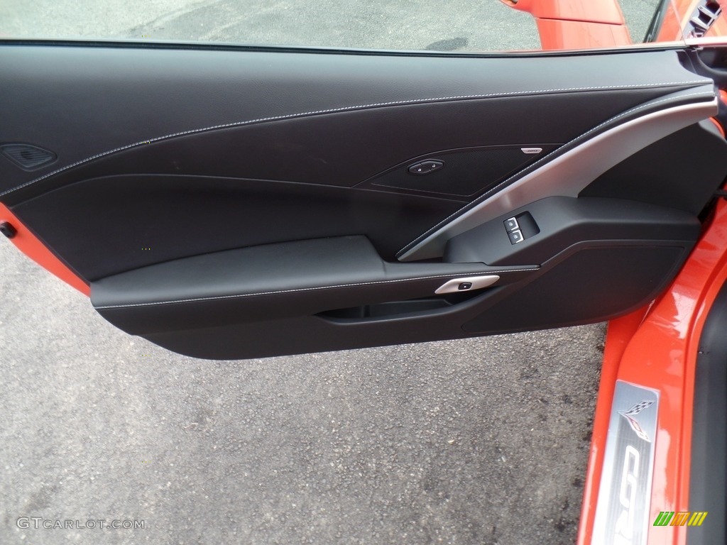 2019 Chevrolet Corvette Z06 Coupe Black Door Panel Photo #125445631