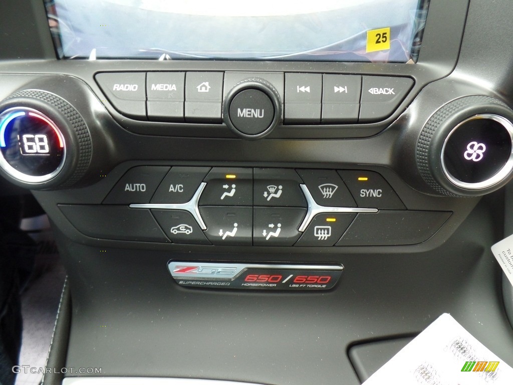2019 Chevrolet Corvette Z06 Coupe Controls Photo #125445991