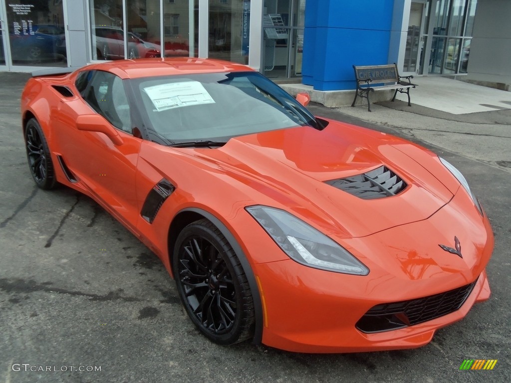 2019 Corvette Z06 Coupe - Sebring Orange Tintcoat / Black photo #64