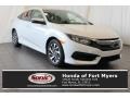 2018 White Orchid Pearl Honda Civic EX Sedan  photo #1