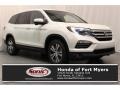 2018 White Diamond Pearl Honda Pilot EX-L  photo #1