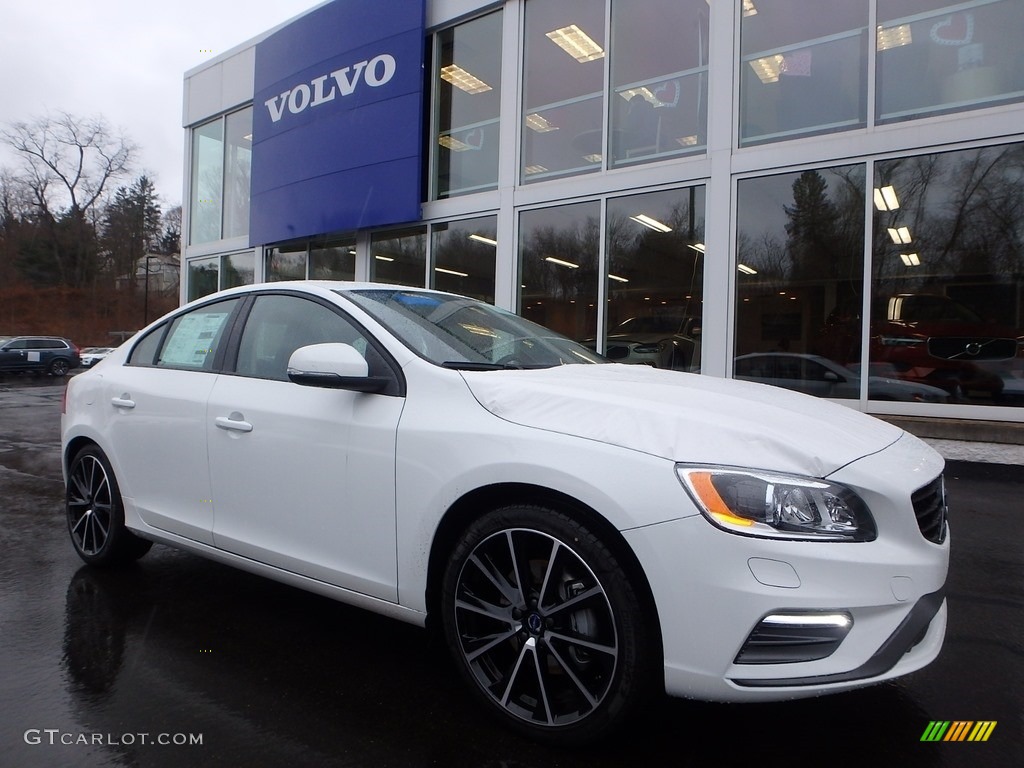 Ice White 2018 Volvo S60 T5 AWD Dynamic Exterior Photo #125449393