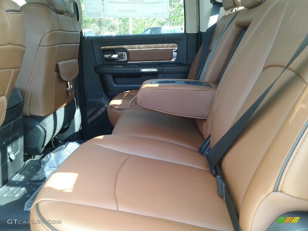 Black/Cattle Tan Interior 2018 Ram 2500 Laramie Longhorn Crew Cab 4x4 Photo #125449513