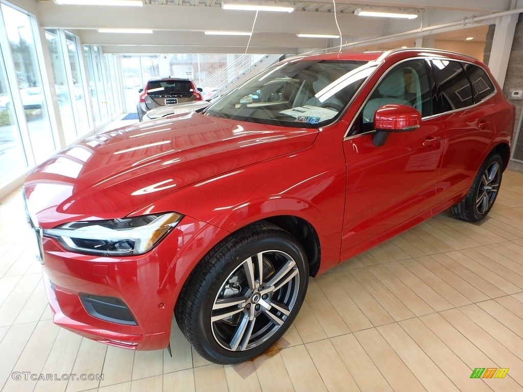 Fusion Red Metallic 2018 Volvo XC60 T6 AWD Momentum Exterior Photo #125450400