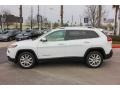 2016 Bright White Jeep Cherokee Limited  photo #4