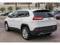 2016 Bright White Jeep Cherokee Limited  photo #5