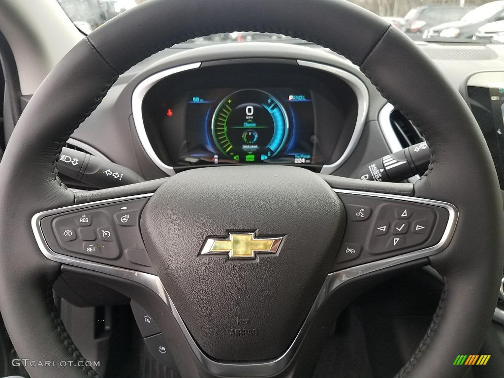 2018 Chevrolet Volt LT Jet Black/Jet Black Steering Wheel Photo #125452243