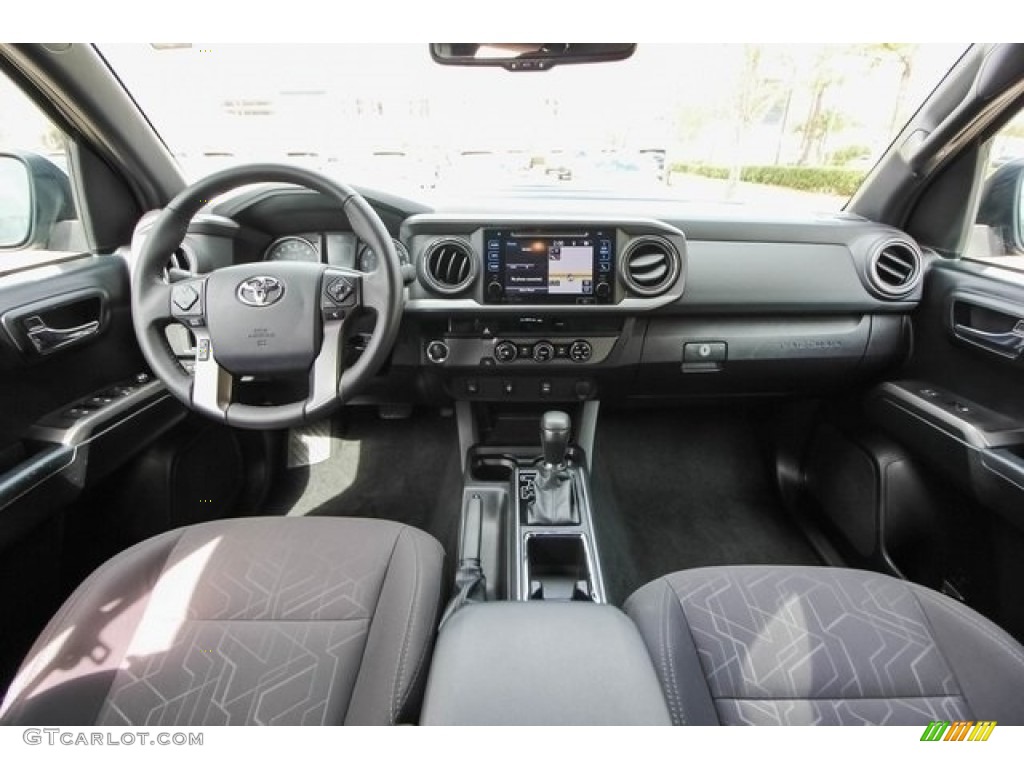 Cement Gray Interior 2017 Toyota Tacoma TRD Sport Double Cab Photo #125453960