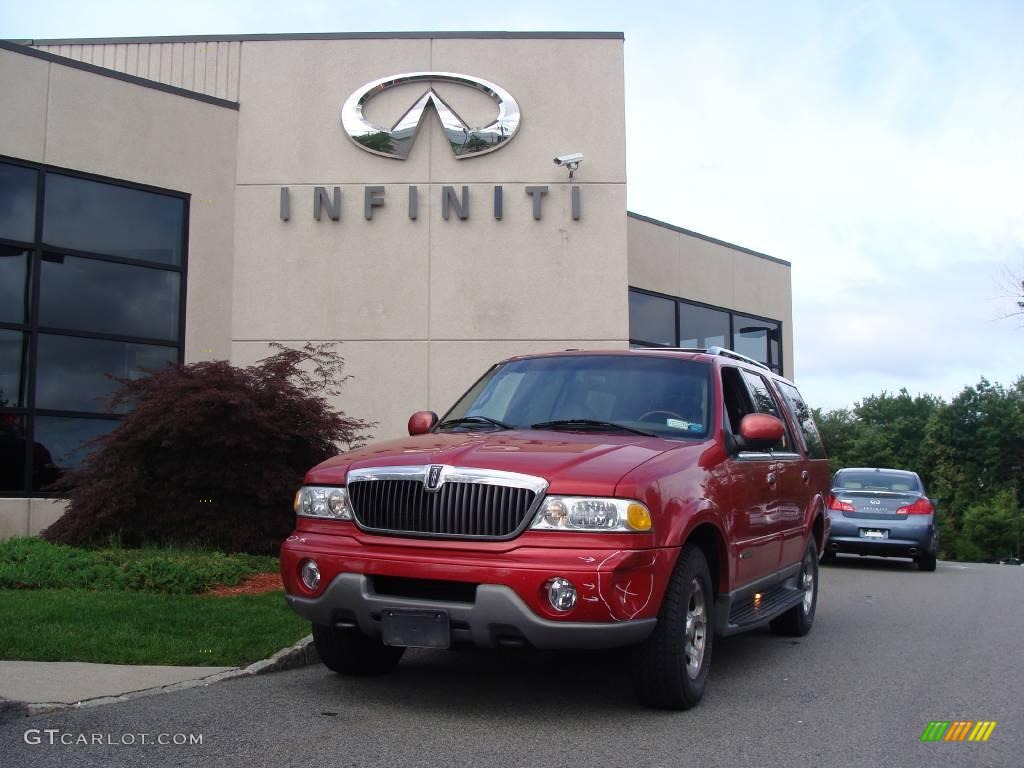2001 Navigator 4x4 - Laser Red Metallic / Medium Parchment photo #1