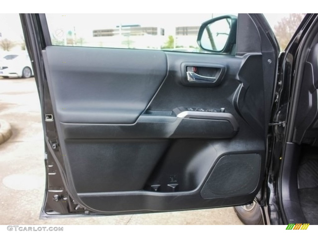 2017 Toyota Tacoma TRD Sport Double Cab Cement Gray Door Panel Photo #125454057