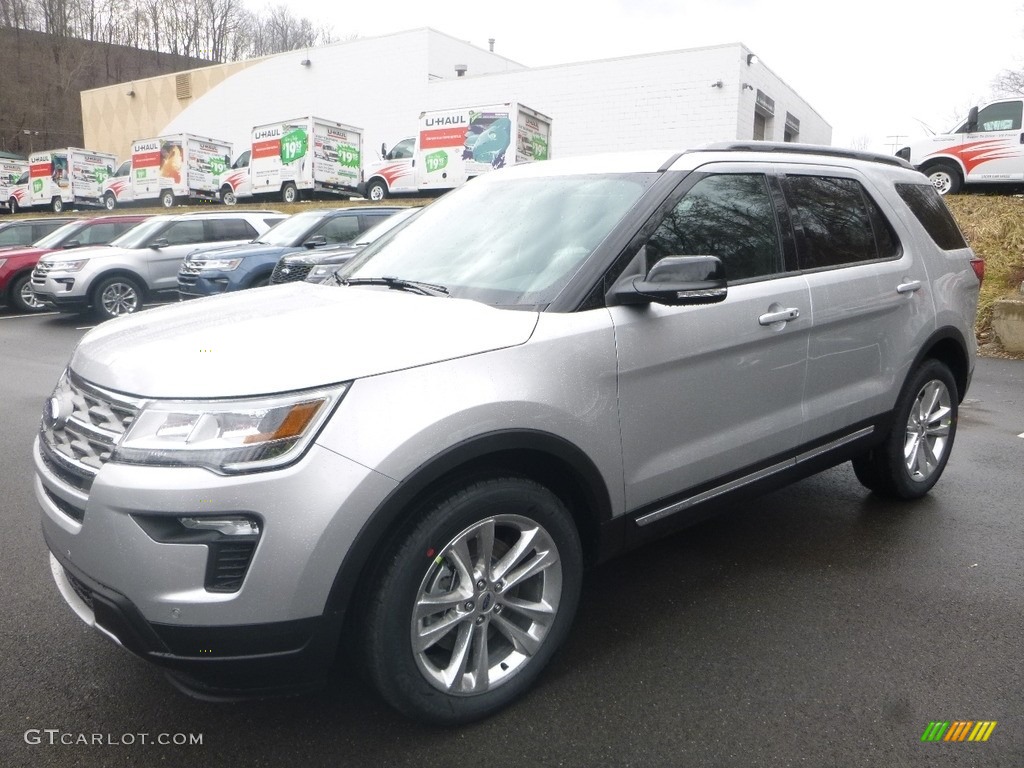 2018 Explorer XLT 4WD - Ingot Silver / Ebony Black photo #5