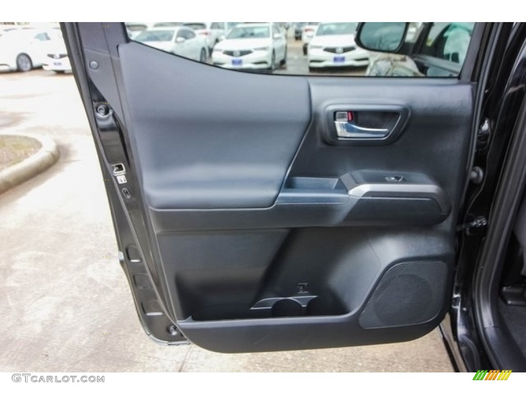 2017 Toyota Tacoma TRD Sport Double Cab Cement Gray Door Panel Photo #125454117