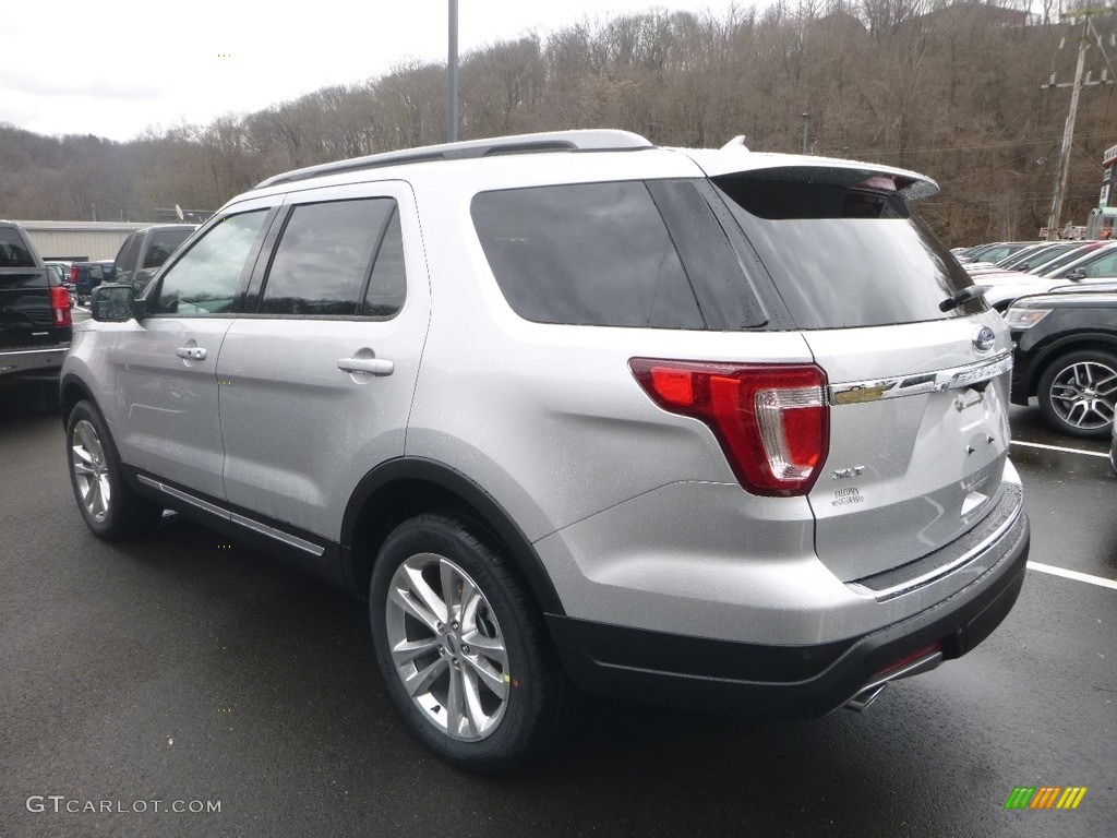 2018 Explorer XLT 4WD - Ingot Silver / Ebony Black photo #6