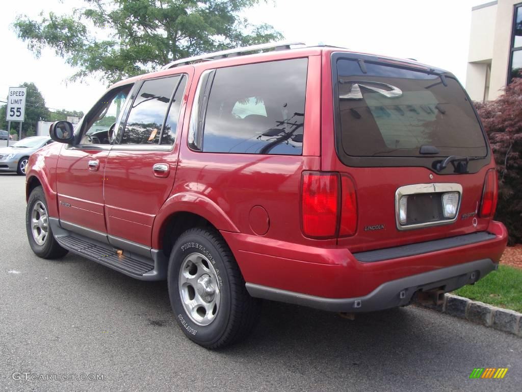 2001 Navigator 4x4 - Laser Red Metallic / Medium Parchment photo #5