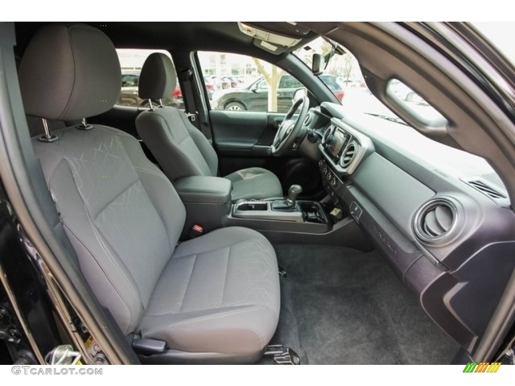 Cement Gray Interior 2017 Toyota Tacoma TRD Sport Double Cab Photo #125454195