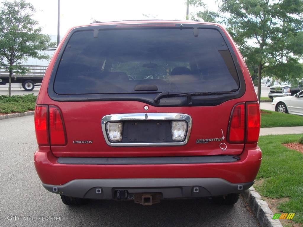 2001 Navigator 4x4 - Laser Red Metallic / Medium Parchment photo #6