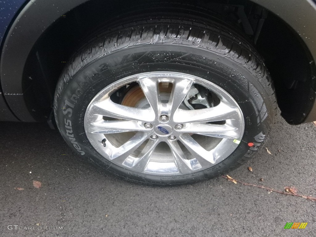 2018 Explorer XLT 4WD - Blue Metallic / Medium Stone photo #7
