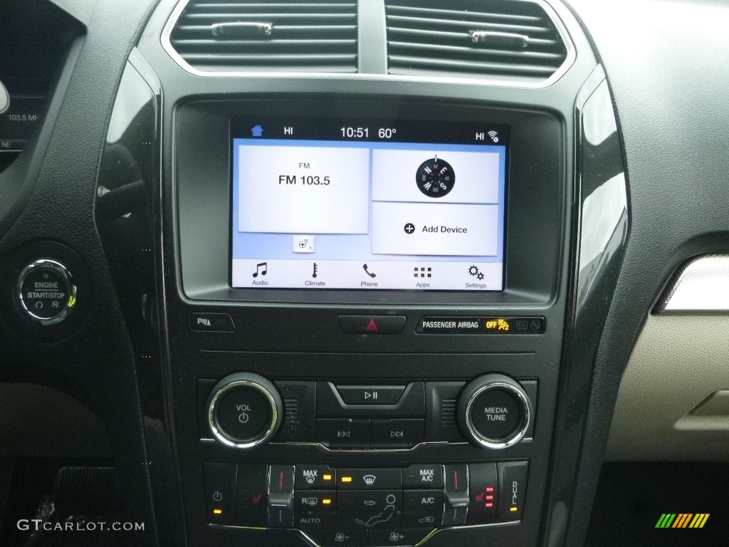 2018 Explorer XLT 4WD - Blue Metallic / Medium Stone photo #14