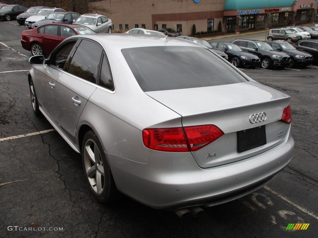 2012 A4 2.0T quattro Sedan - Ice Silver Metallic / Light Gray photo #5