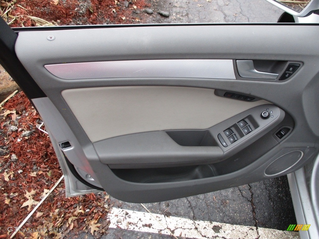 2012 A4 2.0T quattro Sedan - Ice Silver Metallic / Light Gray photo #10