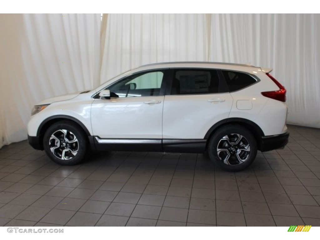 2018 CR-V Touring - White Diamond Pearl / Black photo #5