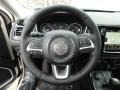 Black 2018 Jeep Compass Limited 4x4 Steering Wheel