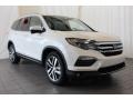 2018 White Diamond Pearl Honda Pilot Touring  photo #2