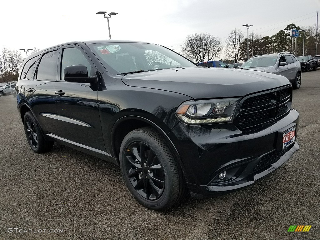 2018 Durango SXT AWD - DB Black Crystal / Black photo #1