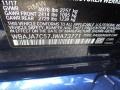 C10: Mediterranean Blue Metallic 2018 BMW 5 Series 530i xDrive Sedan Color Code