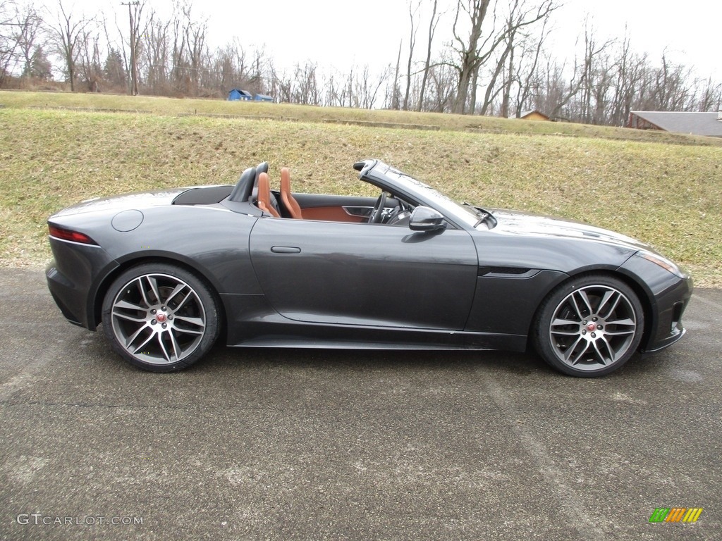 Carpathian Grey Metallic 2018 Jaguar F-Type R-Dynamic Convertible AWD Exterior Photo #125461140