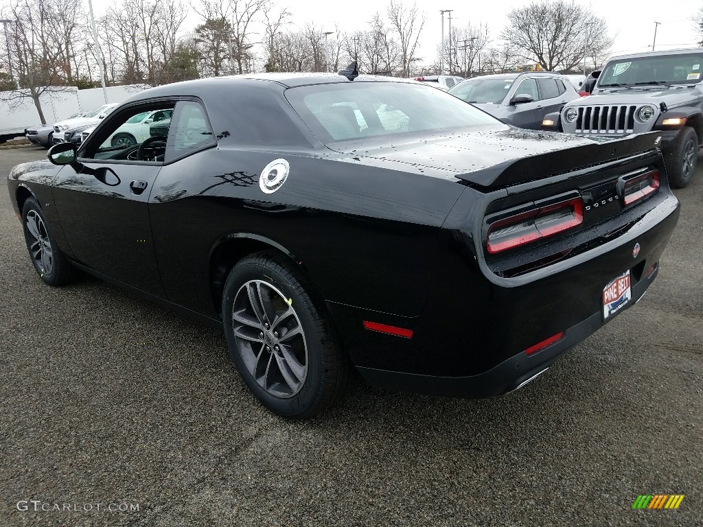 2018 Challenger GT AWD - Pitch Black / Black photo #4