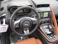 2018 Jaguar F-Type Sienna Tan Interior Steering Wheel Photo