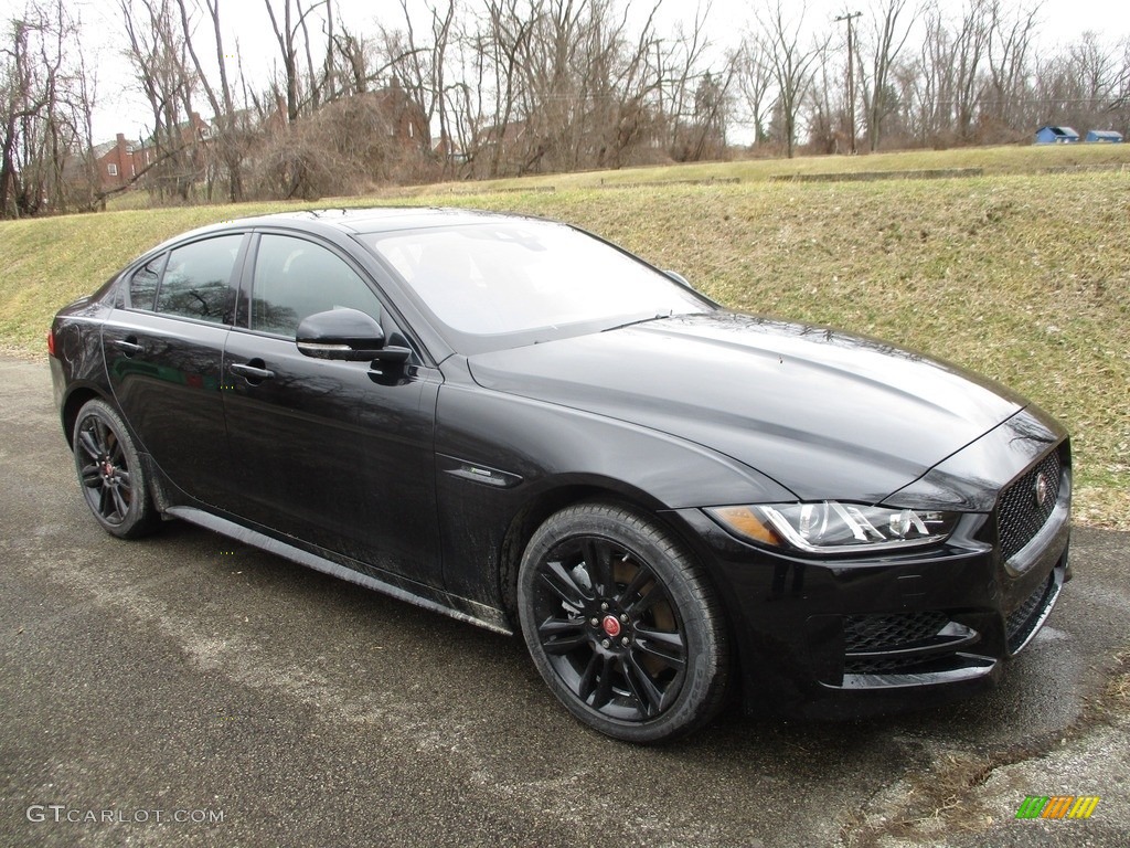 Narvik Black 2018 Jaguar XE 25t R-Sport AWD Exterior Photo #125461548