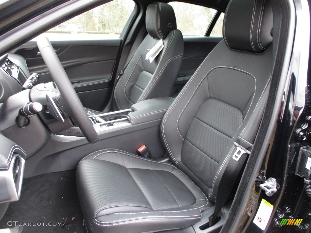 Ebony Interior 2018 Jaguar XE 25t R-Sport AWD Photo #125461863