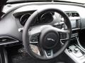 Ebony 2018 Jaguar XE 25t R-Sport AWD Steering Wheel