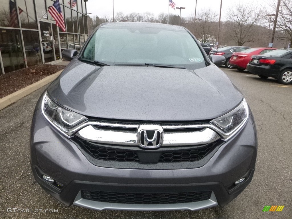 2018 CR-V EX AWD - Gunmetal Metallic / Black photo #6