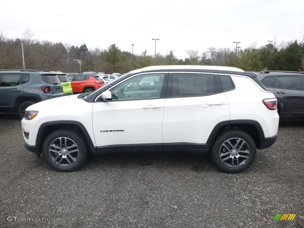 2018 Compass Latitude 4x4 - White / Black/Ski Gray photo #2