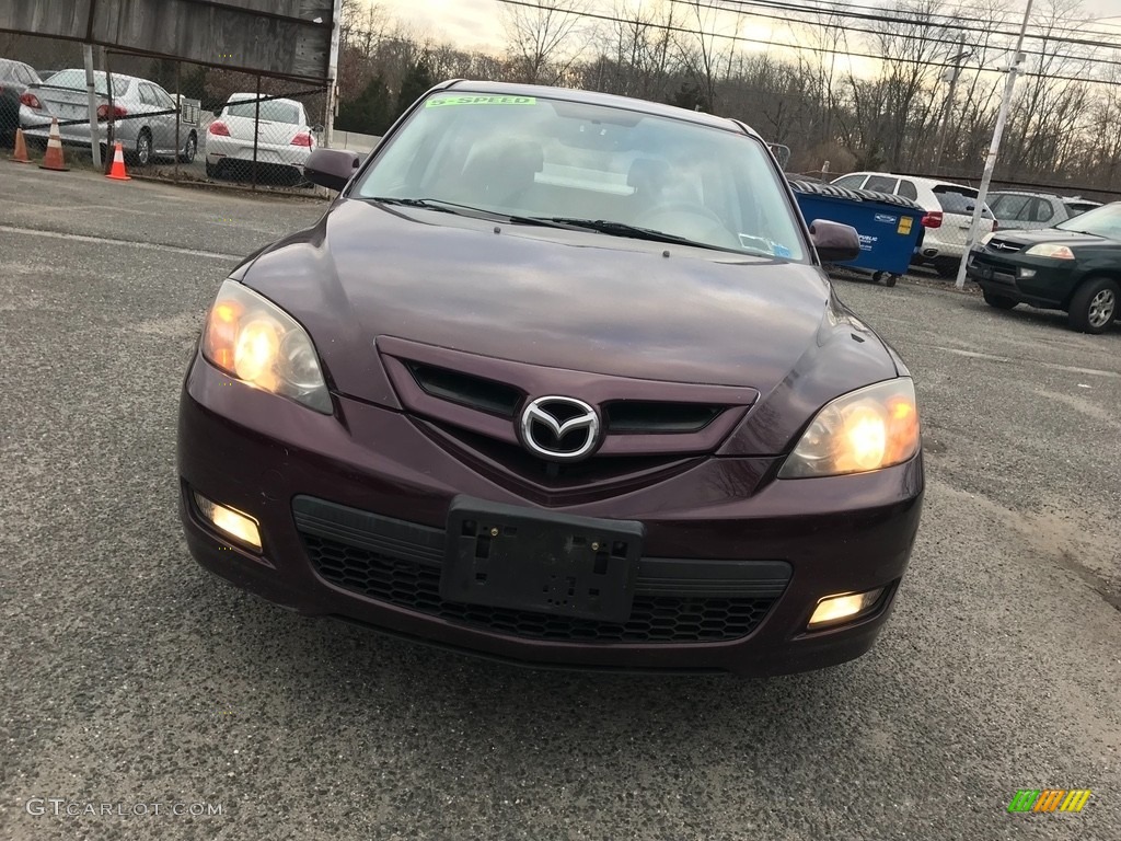 2008 MAZDA3 s Touring Hatchback - Phantom Purple Mica / Black photo #7