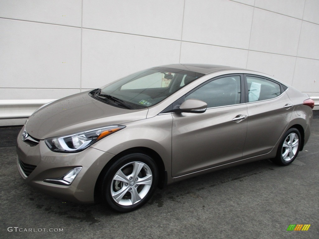 2016 Elantra Value Edition - Desert Bronze / Black photo #1