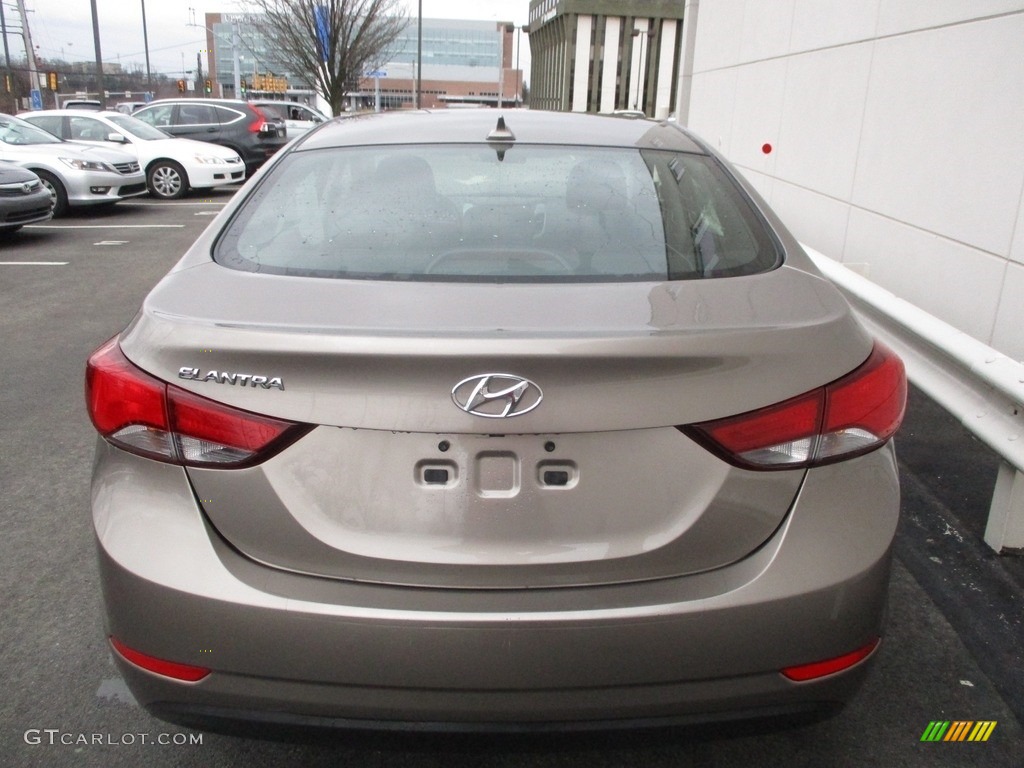 2016 Elantra Value Edition - Desert Bronze / Black photo #4