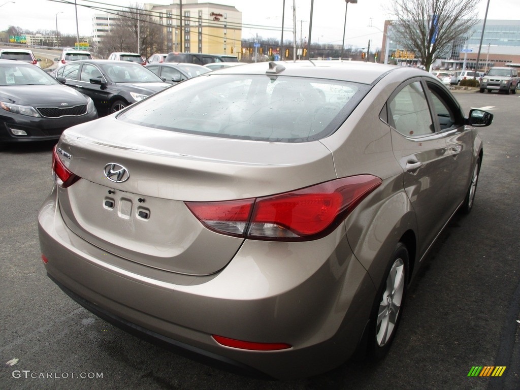 2016 Elantra Value Edition - Desert Bronze / Black photo #5