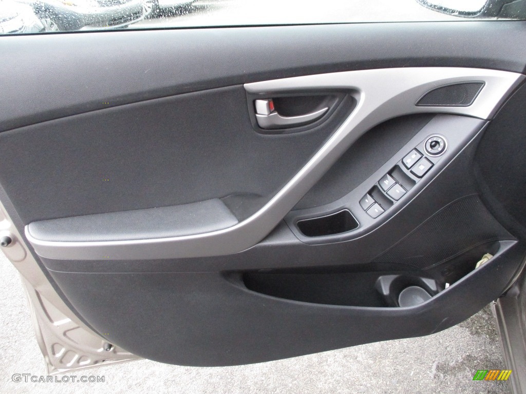 2016 Elantra Value Edition - Desert Bronze / Black photo #10