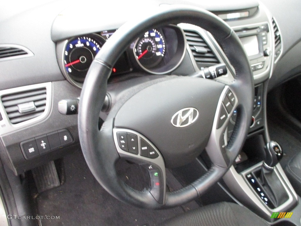 2016 Elantra Value Edition - Desert Bronze / Black photo #14